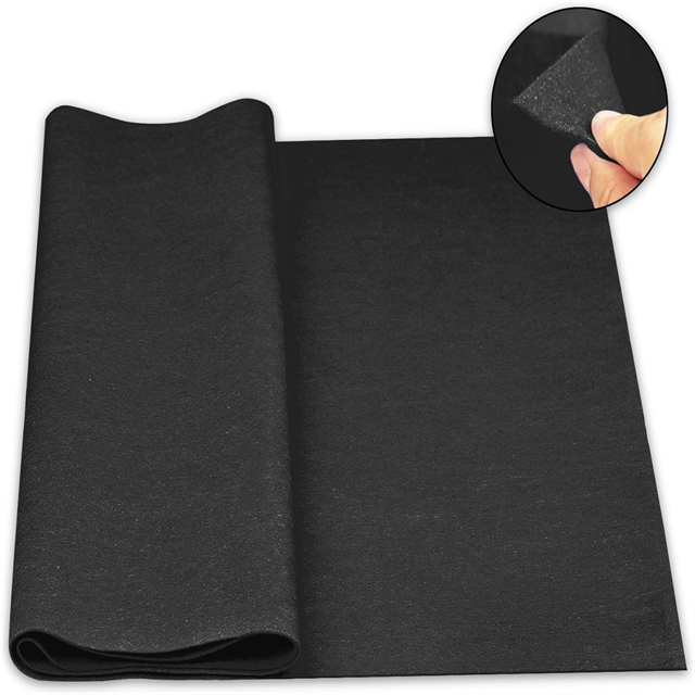 Felt Craft Craft Roule de tissu en feutre noir Rouleau en feutre non tissé pour le bricolage Patchwork Couture