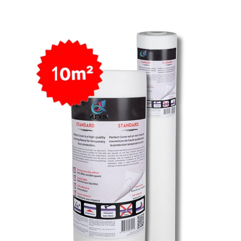 1x10m Film de peinture premium et couvrent la toison pour les planchers