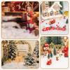 Couverture de Noël moelleuse neige artificielle réaliste pour décor