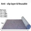 10m x 1M Rouleau de laine de tapis de peintre non glissé Protection fiable