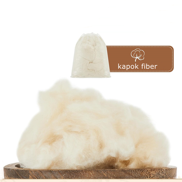 100% Kapok Fibre Organic Farging pour remplir des oreillers Couchés Couchard Sofas Dolls Matelas lits pour animaux de compagnie et plus