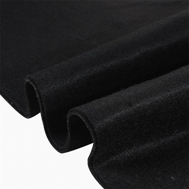 Felt Craft Craft Roule de tissu en feutre noir Rouleau en feutre non tissé pour le bricolage Patchwork Couture