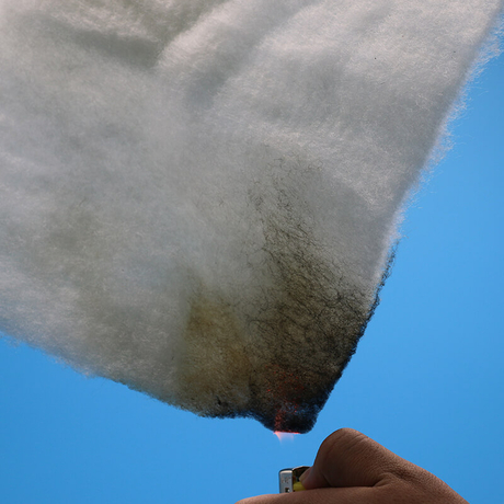 Feutre non-tissé résistant au feu de CFR 1633 pour la barrière coupe-feu ignifuge de matelas