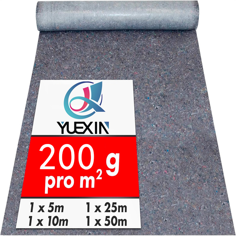 10m x 1M Rouleau de laine de tapis de peintre non glissé Protection fiable