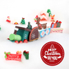 Couverture de Noël moelleuse neige artificielle réaliste pour décor
