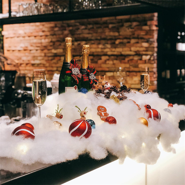Christmas faux décor de neige coton comme la neige intérieure moelleuse