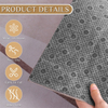 Dots rembourrés en feutre du tapis cumul Gripper pour les planchers multiples de surface protège les planchers
