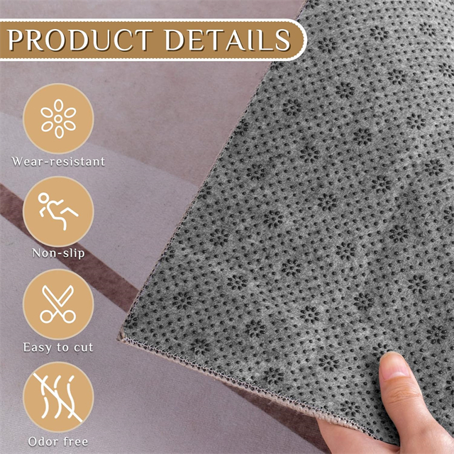 Dots rembourrés en feutre du tapis cumul Gripper pour les planchers multiples de surface protège les planchers