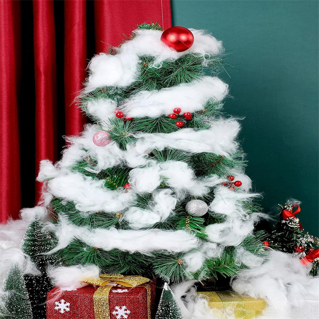 Christmas faux décor de neige coton comme la neige intérieure moelleuse
