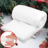 Couverture de Noël moelleuse neige artificielle réaliste pour décor