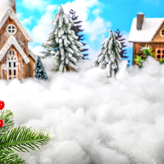 Christmas faux décor de neige coton comme la neige intérieure moelleuse