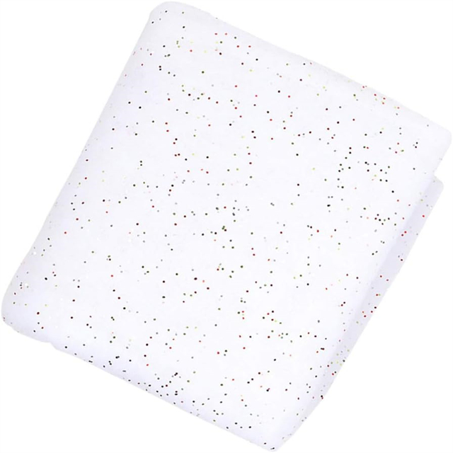Couverture de neige pailletée décorative pour scènes de Noël