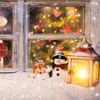 Couverture de neige artificielle Rolt à la maison et à la fête des paillettes intérieures de fête