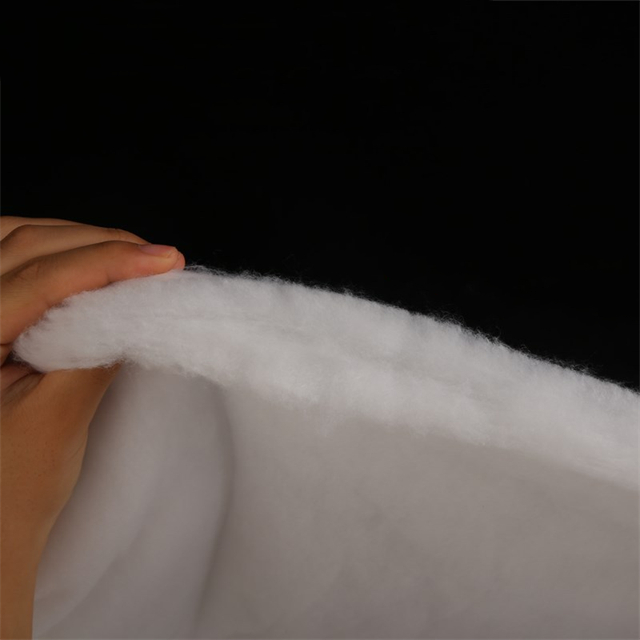 Fournisseur de ouate de polyester en gros en Chine pour la literie