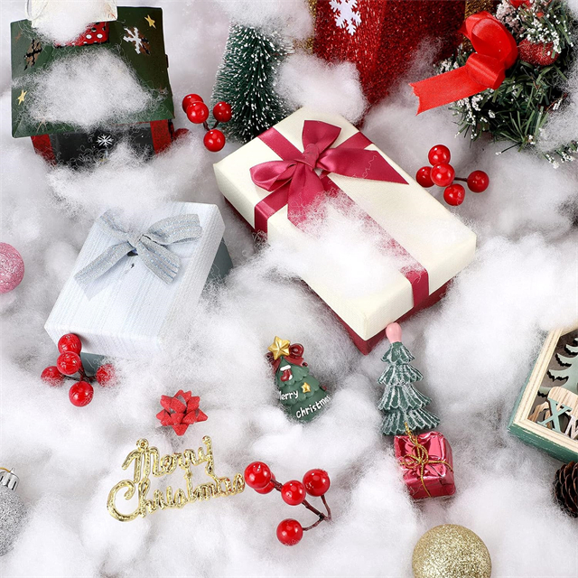 Christmas faux décor de neige coton comme la neige intérieure moelleuse