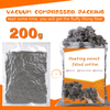 Garnissage en polyester gris de qualité supérieure pour travaux manuels et animaux en peluche, très élastique.