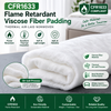 Rembourrage lié thermiquement par fibre de viscose ignifuge CFR1633