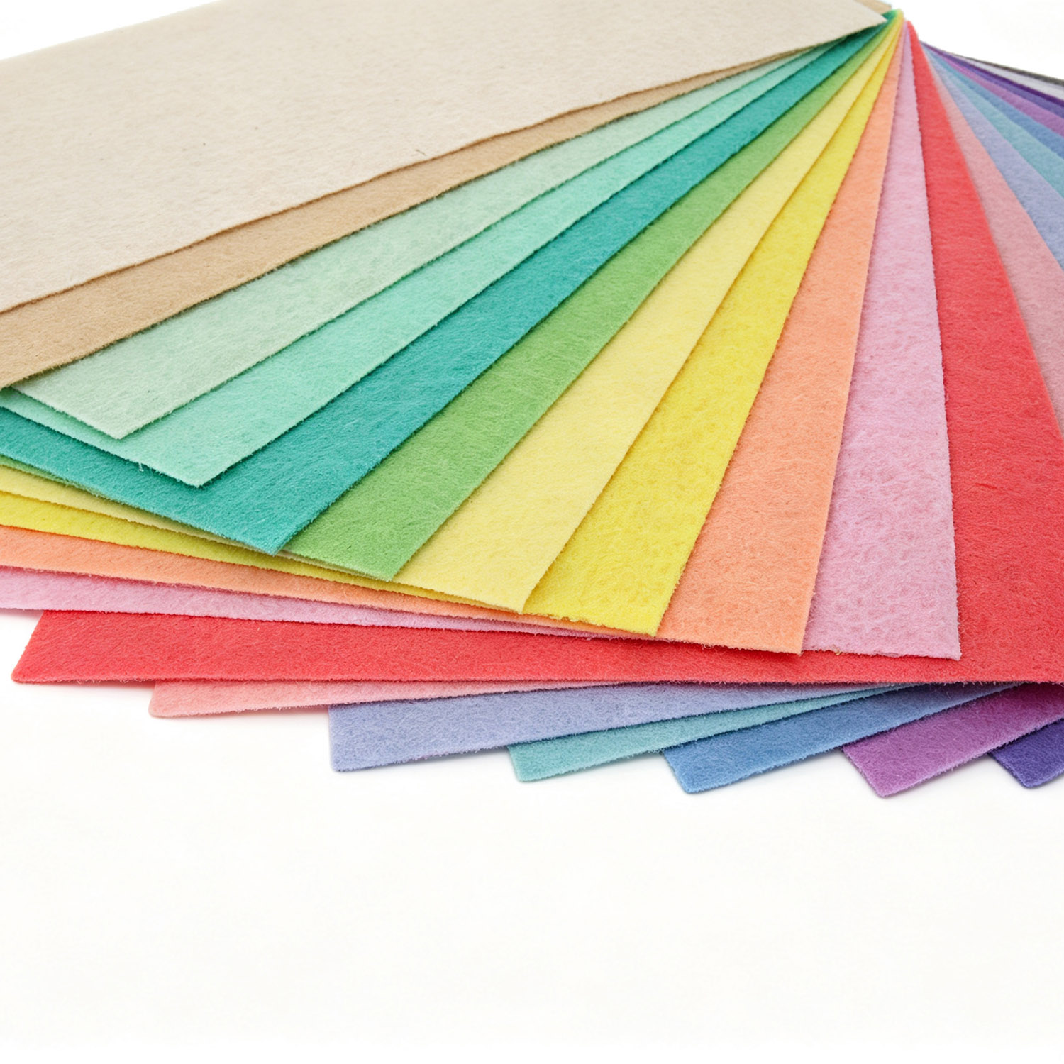 Feuilles de feutre perforées par aiguille de tissu de feutre de polyester dur de couleur d'épaisseur faite sur commande