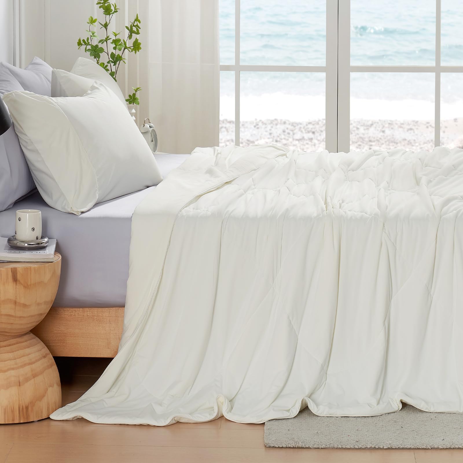 Couette rafraîchissante double face de qualité supérieure – Couverture d'été légère pour les dormeurs chauds